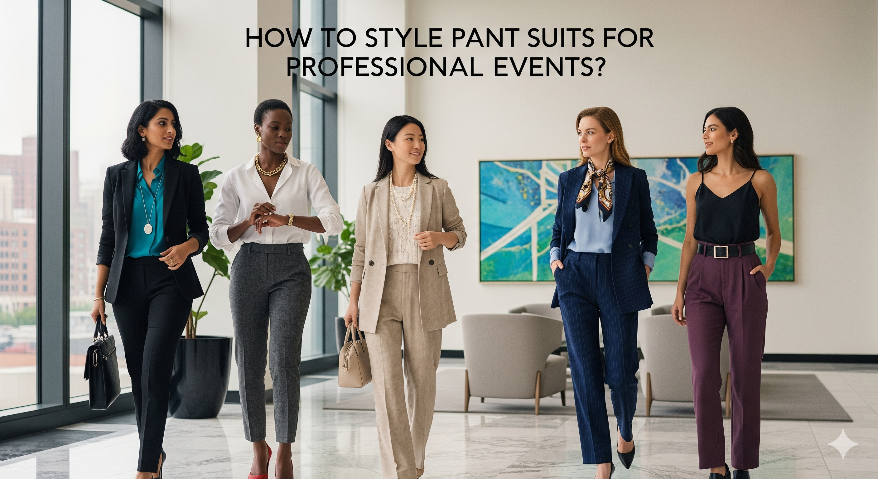 How to Style Pant Suits for Professional Events?