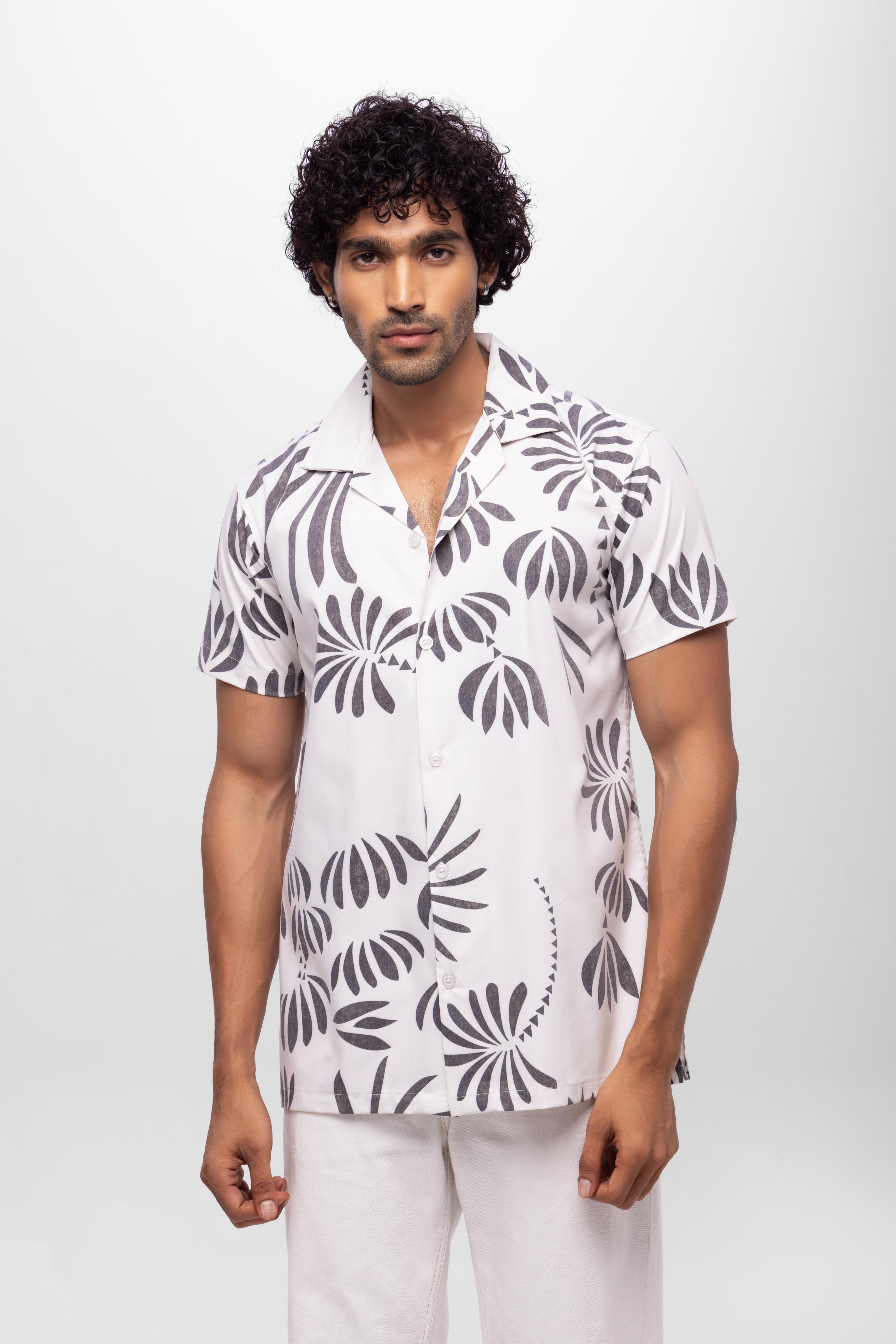 Long Half sleeve loose fit regular- Off white