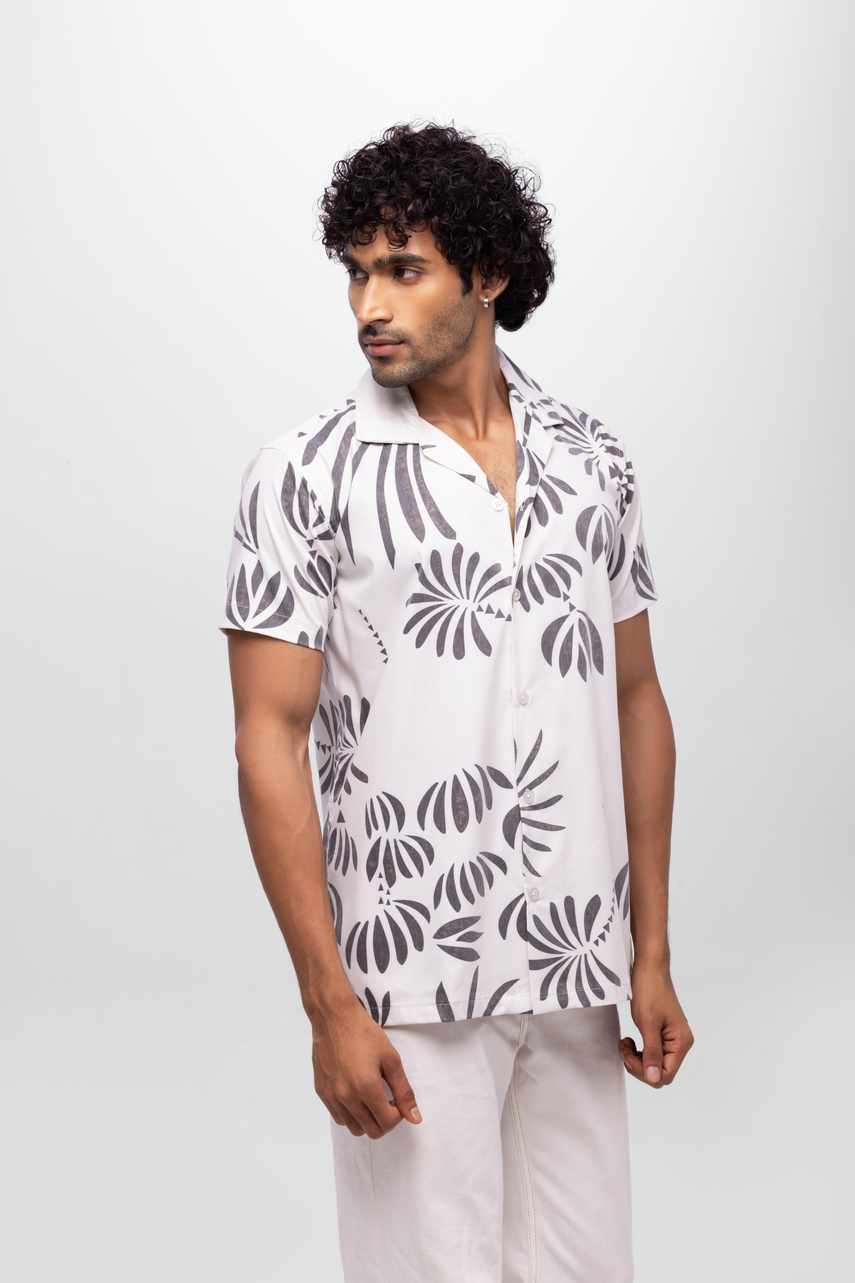 Long Half sleeve loose fit regular- Off white