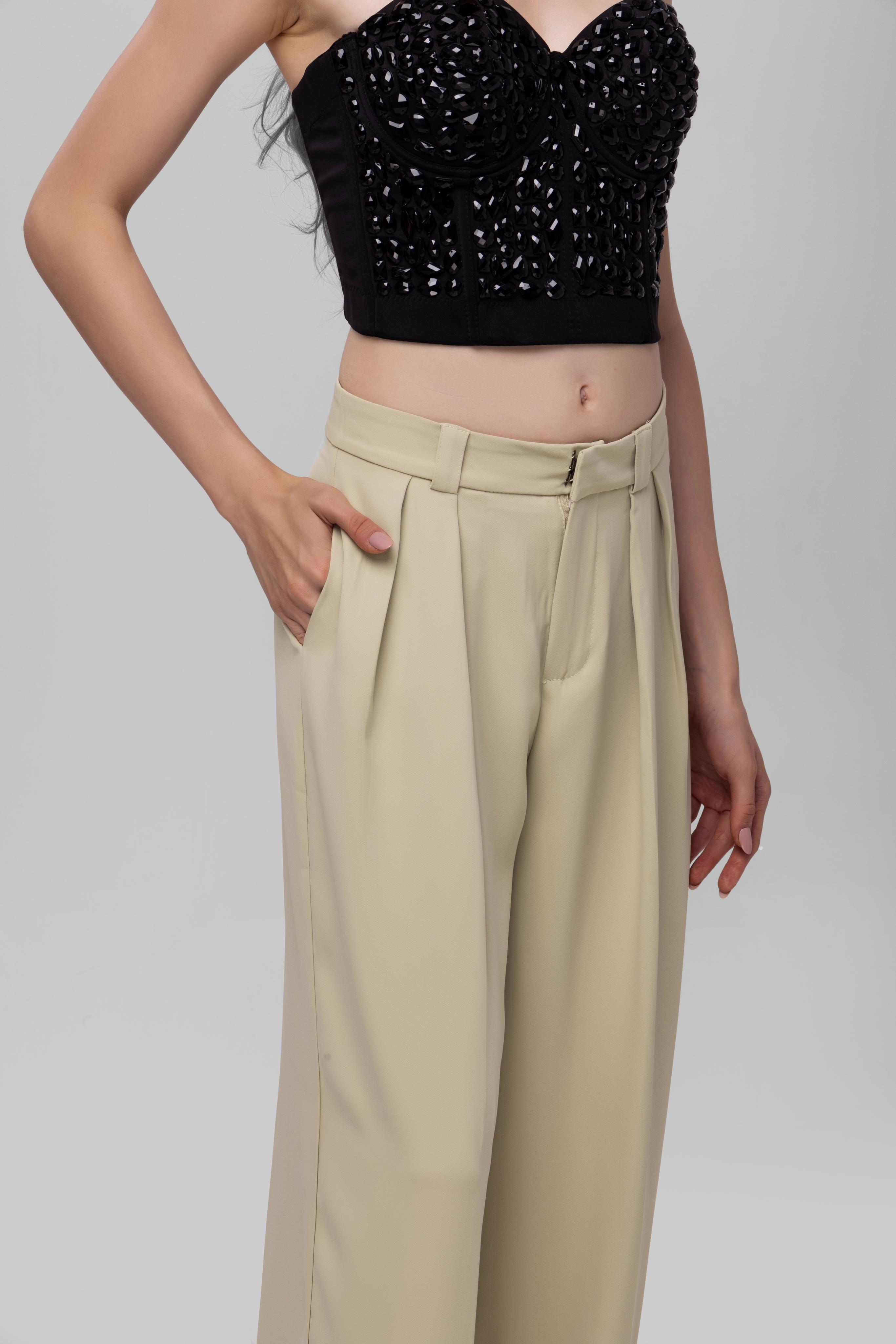 Fancy corset top Black